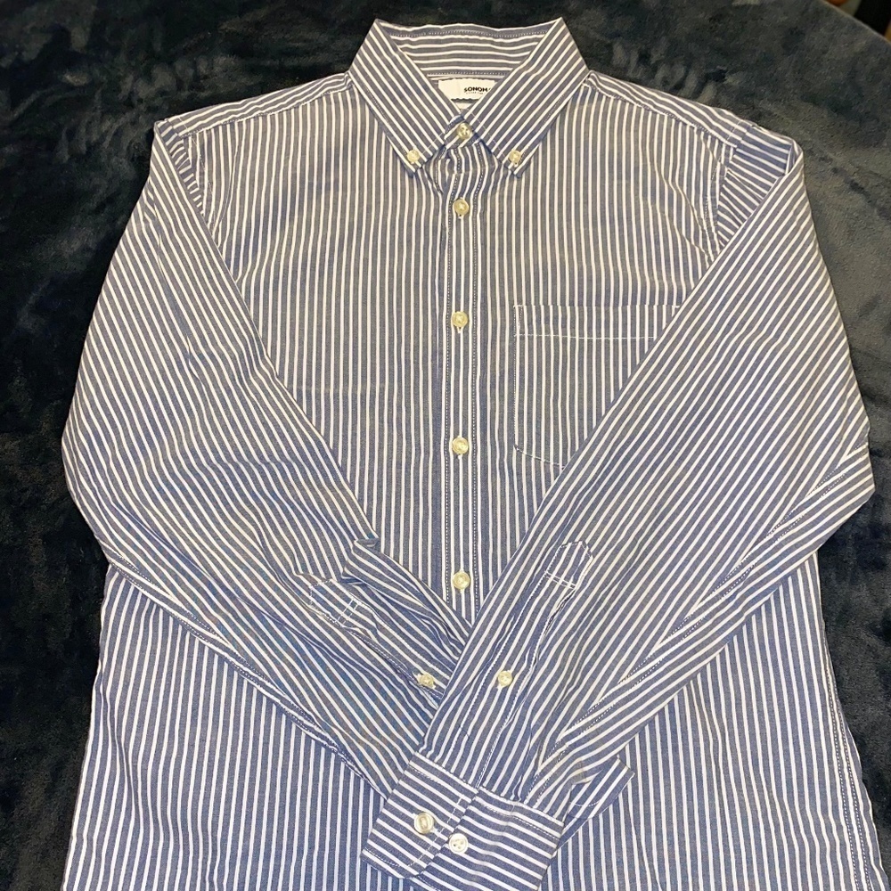 Sonoma Modern fit mens size small dress shirt